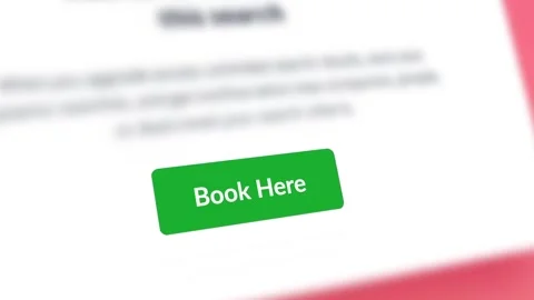 Book Here Button Click Cursor Website UI Animation Video 4K Stock Footage 346435355