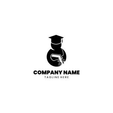 Book hug logo Design vector Illustrazione stock