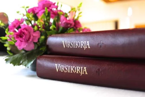 Book of hymns. Stock Photos