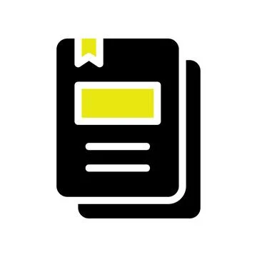 Book icon, education, learning, knowledge, reading Illustrazione stock