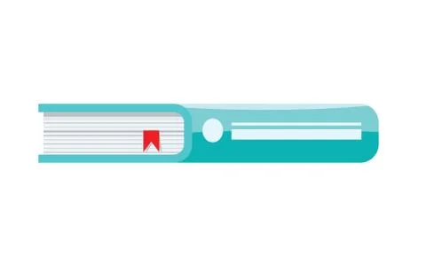Book icon. Flat design style trendy vector illustration. Isolated on stylish Illustrazione stock