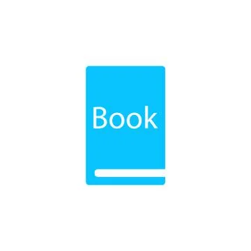 Book icon flat. Stock Illustration
