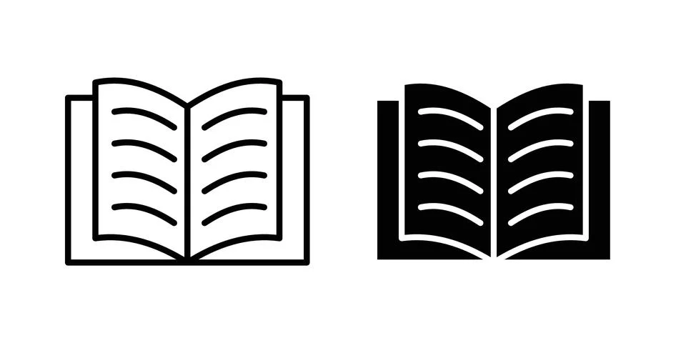 Book icon graphic design. web icons vectors Stock Illustration