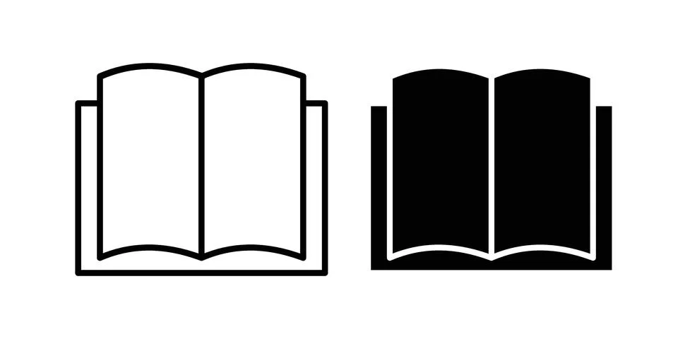 Book icon graphic element. web icon set Stock Illustration
