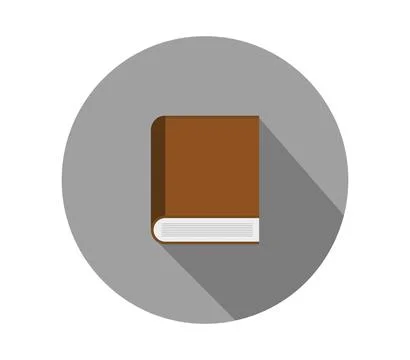 Book icon illustrated in vector on white background Stock Illustration