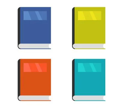 Book icon illustrated in vector on white background Stock Illustration