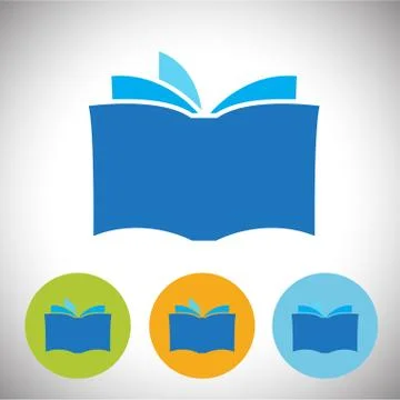Book icon Stock Illustration