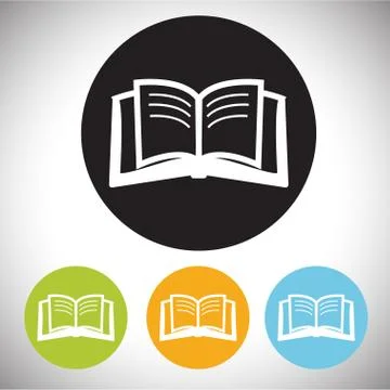 Book icon Illustrazione stock