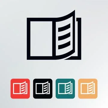 Book icon. Stock Illustration