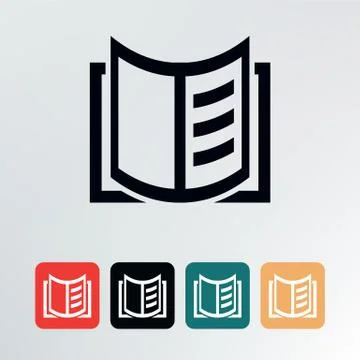 Book icon. Stock Illustration