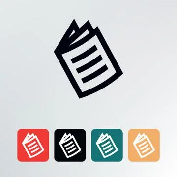 Book icon. Stock Illustration