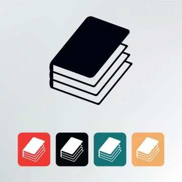 Book icon. Stock Illustration