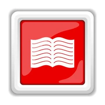 Book icon. internet button on white background.. 스톡 일러스트