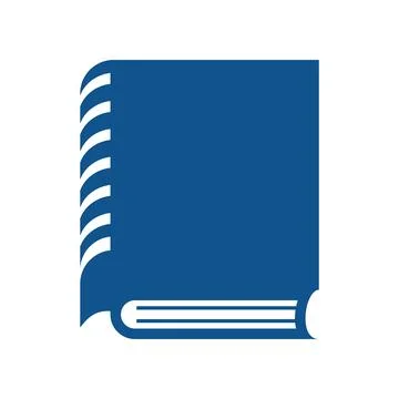 Book icon logo design template Stock Illustration