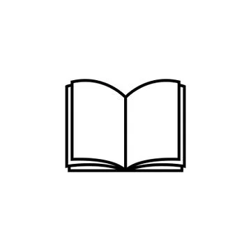 Book icon logo template Stock Illustration