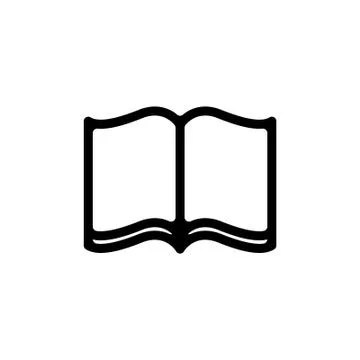Book icon logo template Stock Illustration