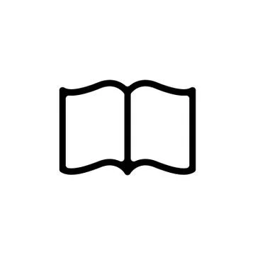 Book icon logo template Stock Illustration