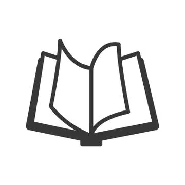 Book icon. Reading and learning design. Vector graphic Illustrazione stock