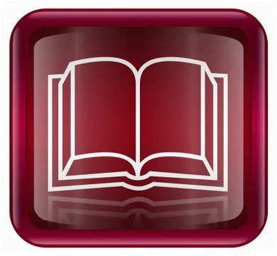 Book icon red 库存插图