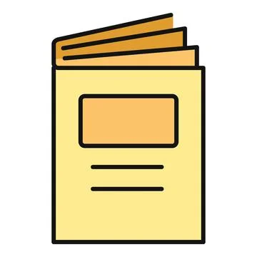 Book icon representing education, learning, and knowledge Stock Illustration