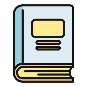 Book icon representing knowledge, reading, and education Stock Illustration