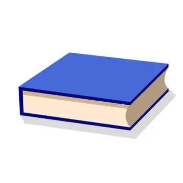 Book icon with shadow vector Stock Illustration