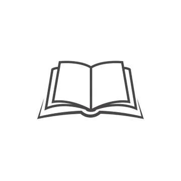 Book icon. sign design. Learning education book shop. Stock Illustration