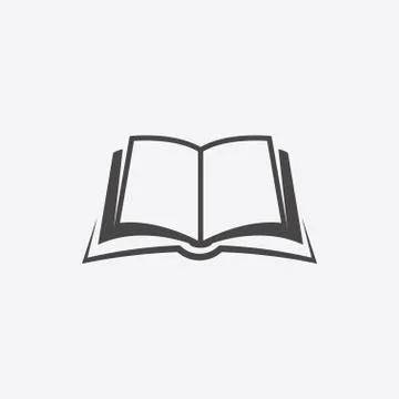 Book icon. sign design. Learning education book shop. Stock Illustration