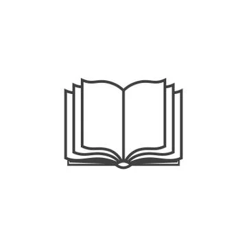 Book icon. sign design. Learning education book shop. Stock Illustration