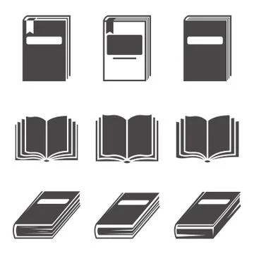 Book icon. sign design. Learning education book shop. Stock Illustration