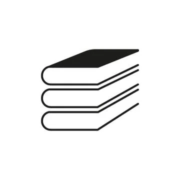 Book icon. vector design. Library symbol. web. graphic. JPG. AI. app. logo Illustrazione stock