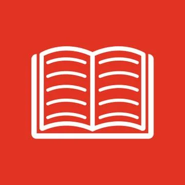 Book icon. vector design. Library, Book symbol. web. graphic. JPG. AI. app. logo Illustrazione stock