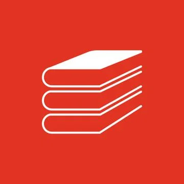Book icon. vector design. Library, Book symbol. web. graphic. JPG. AI. app. logo Stock-Illustration