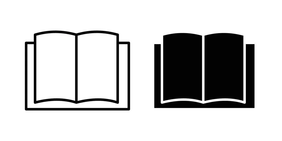 Book icon vector editable eps10 스톡 일러스트