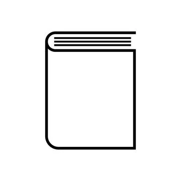 Book icon vector Stock Illustration