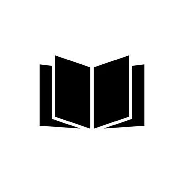 Book icon vector illustration. open book sign and symbol. ebook icon Stock Illustration
