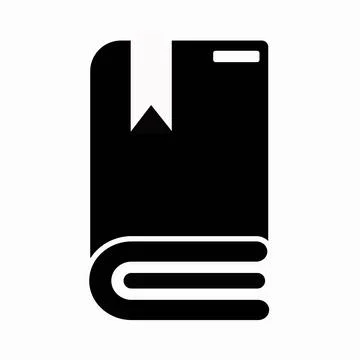 Book icon vector illustration on white background Stock Illustration