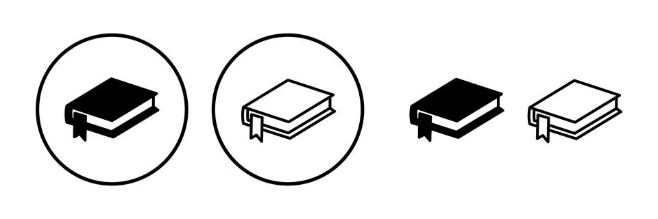 Book icon vector. Open book vector icon. Stock Illustration