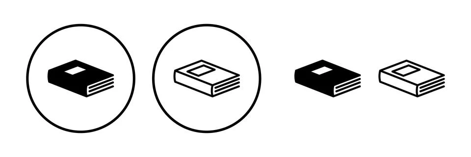Book icon vector. Open book vector icon. Stock Illustration