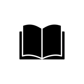 Book icon vector. Open book vector icon. Stock Illustration