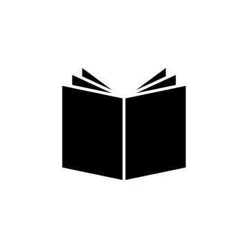 Book icon vector. open book icon vector. ebook icon Stock Illustration