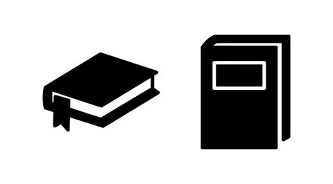 Book icon vector. Open book vector icon. Stock Illustration
