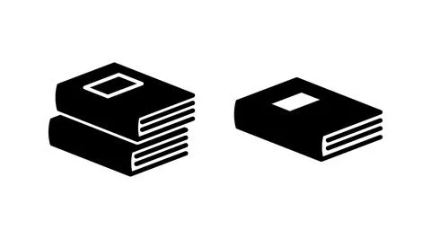 Book icon vector. Open book vector icon. Stock Illustration