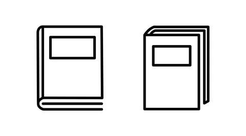 Book icon vector. Open book vector icon. Stock Illustration