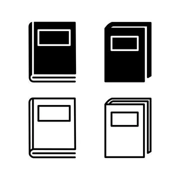 Book icon vector. Open book vector icon. Stock Illustration