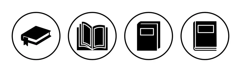 Book icon vector. Open book vector icon. Illustrazione stock