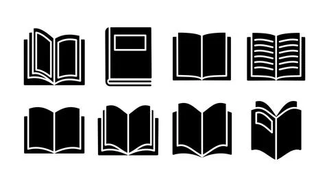 Book icon vector. Open book vector icon. 스톡 일러스트