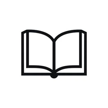 Book icon vector, solid illustration, pictogram isolated on white. Book logo イラスト素材