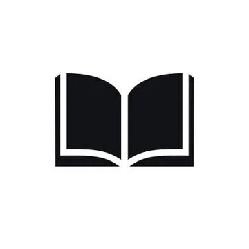Book icon vector, solid illustration, pictogram isolated on white. Book logo イラスト素材