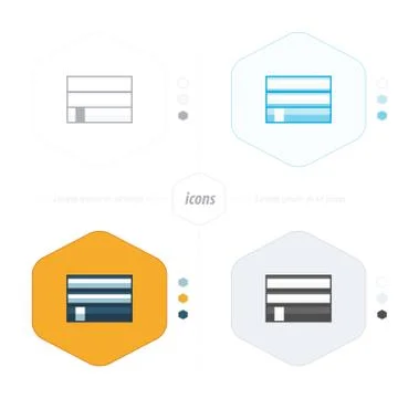 Book icon on white background Stock Illustration
